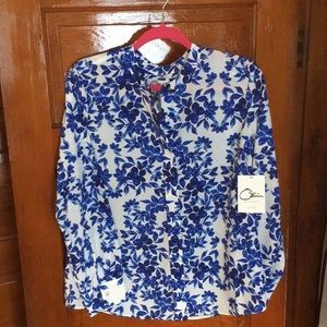 Olivia Culpo Le Tote floral blouse